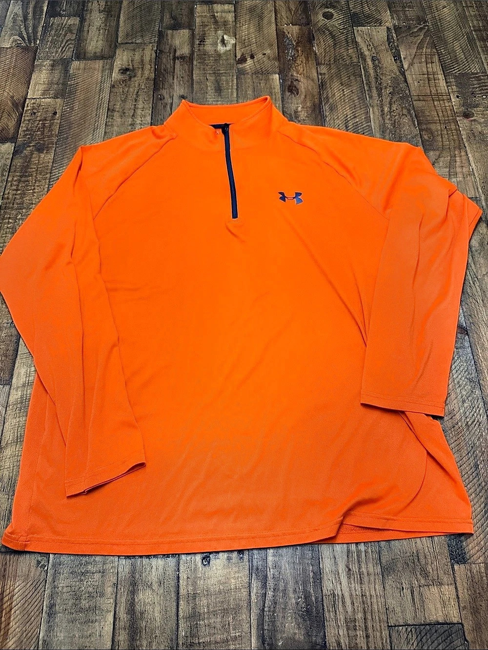 Under Armour Men's Orange Long Sleeve Athletic Top